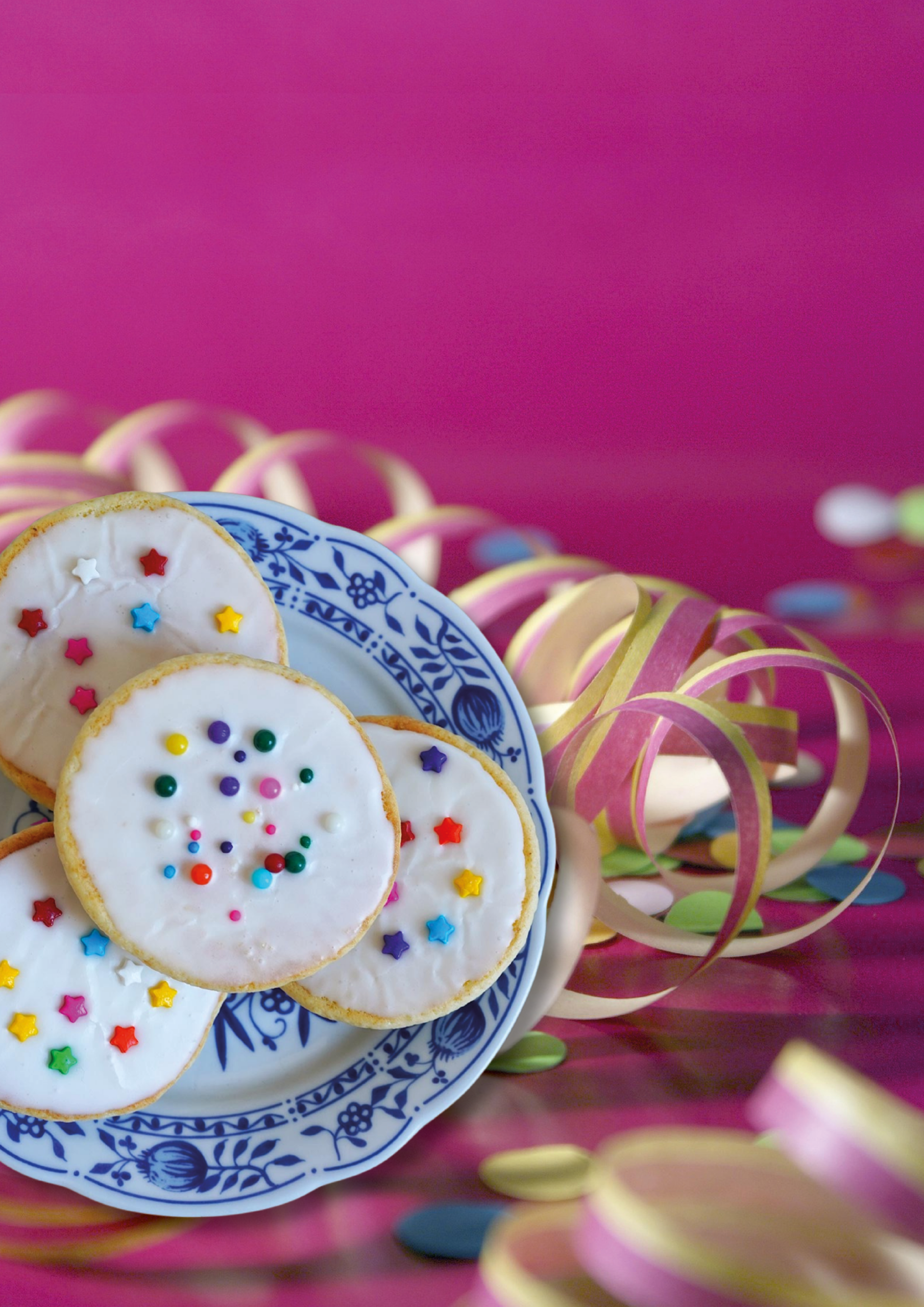 Bunte Karnevalsbäckerei