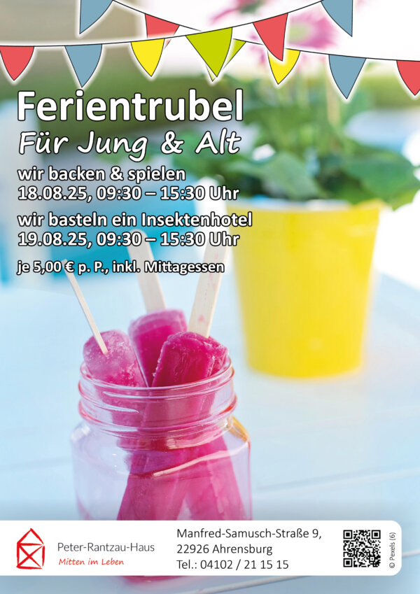 Ferientrubel für Jung & Alt - Backen am 18.08.2025